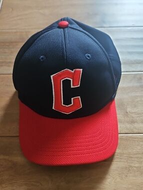 MLB Kids Cleveland Cap Navy and Red Baseball Hat